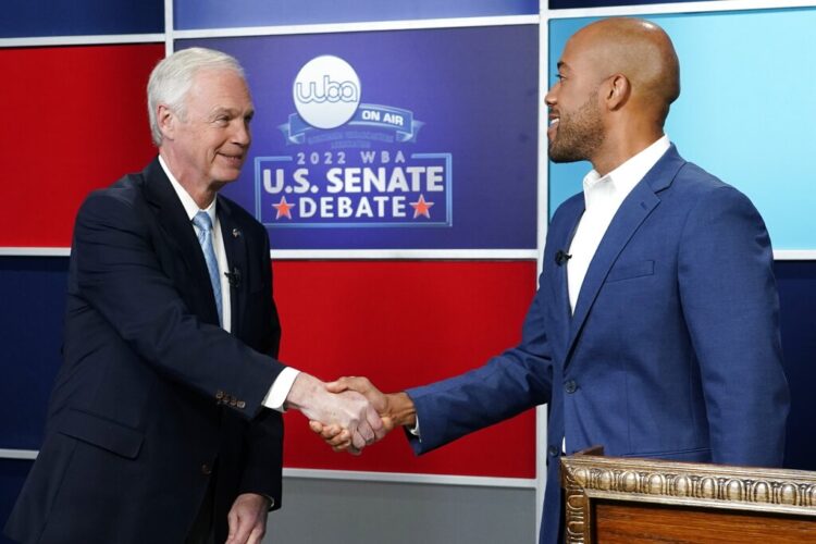 Johnson, Barnes polished in 1st Wisconsin Senate debate
